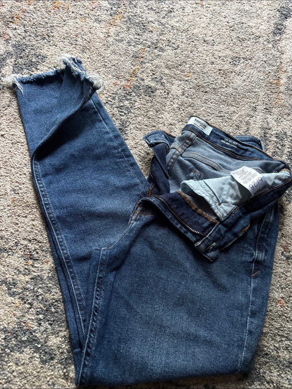 Kensie Dark Blue High-Rise Jeans